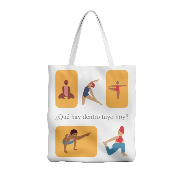 bolsa de yoga tote bag posturas